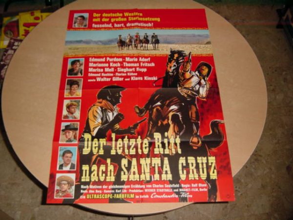 Der letzte Ritt nach Santa Cruz, Klaus Kinski, Marianne Koch,
