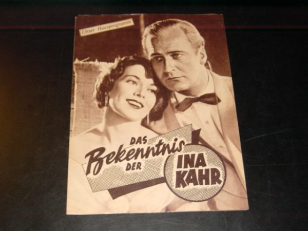 Bekenntnis der Ina Kahr, Elisabeth Müller, Curd Jürgens,