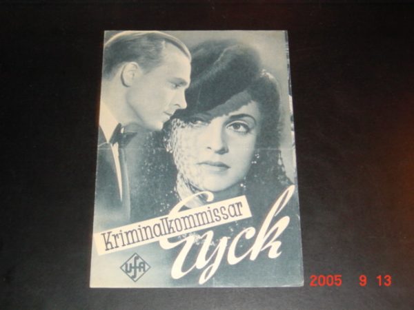 Kriminalkommissar Eyck, Paul Klinger Anneliese Uhlig