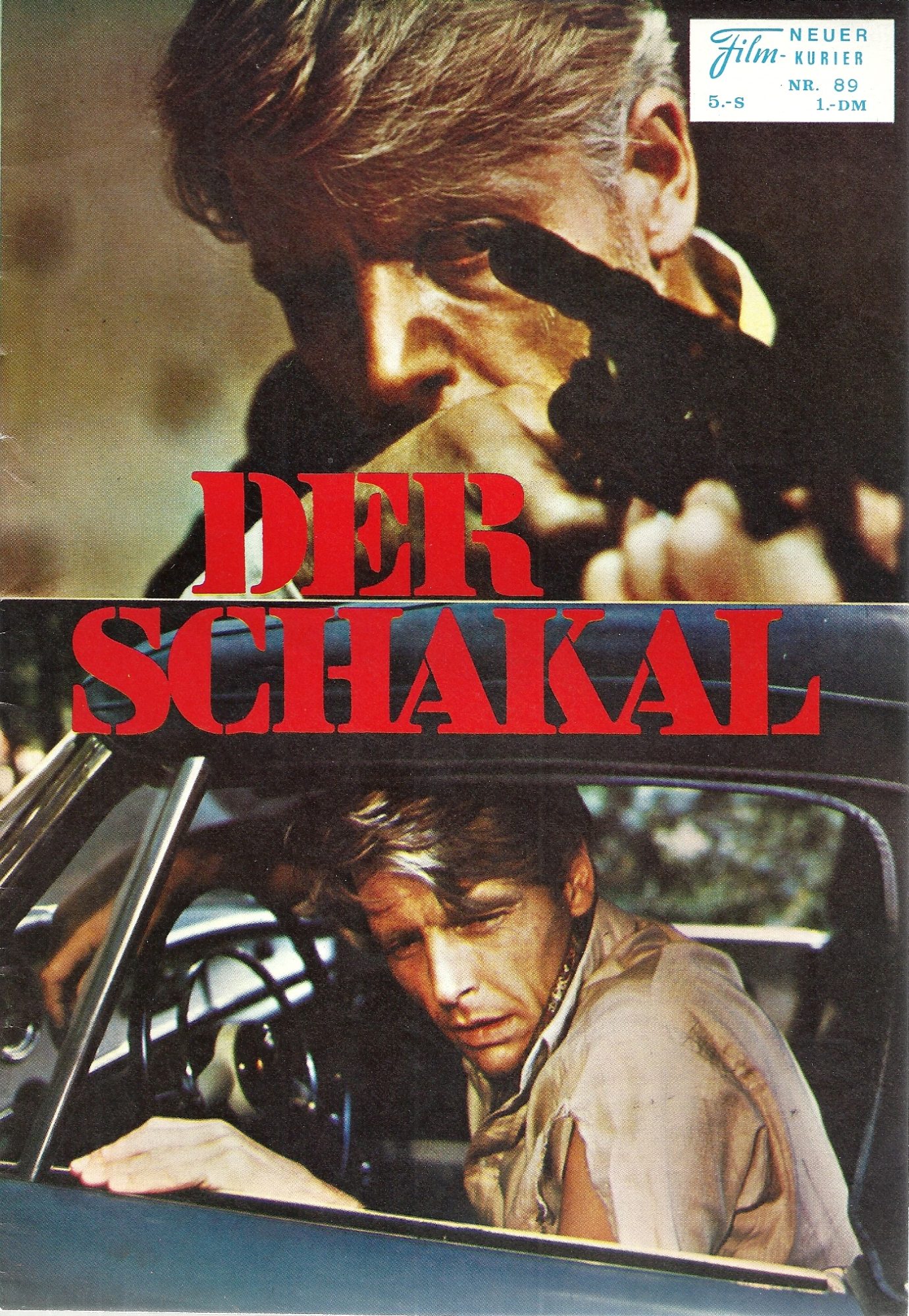89: Der Schakal ( Fred Zinnemann ) Edward Fox, Eric Porter, Delphine Seyrig, Michel Lonsdale, Cyril Cusack, Olga Georges Picot, Alan Badel,
