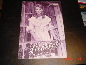 Liebelei (Christine) NFP. Wien