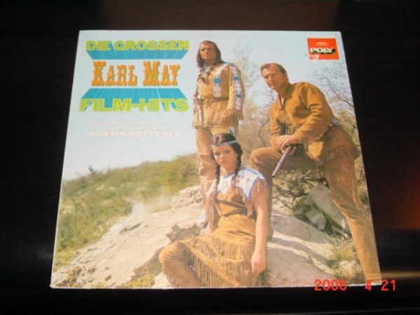 LP: Die grossen Karl May Film Hits, Marie Versini, Lex Barker,