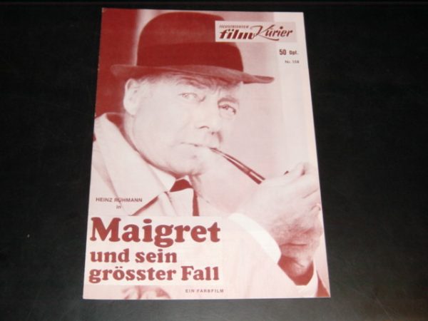 158: Maigret und sein grösster Fall, Heinz Rühmann,