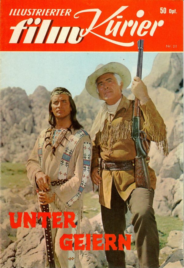 Unter Geiern ( Karl May ) ( MFK ) Pierre Brice, Stewart Granger, Elke Sommer, Götz George, Terence Hill, Walter Barnes, Sieghardt Rupp, Mila Balah, Dunja Rajter,