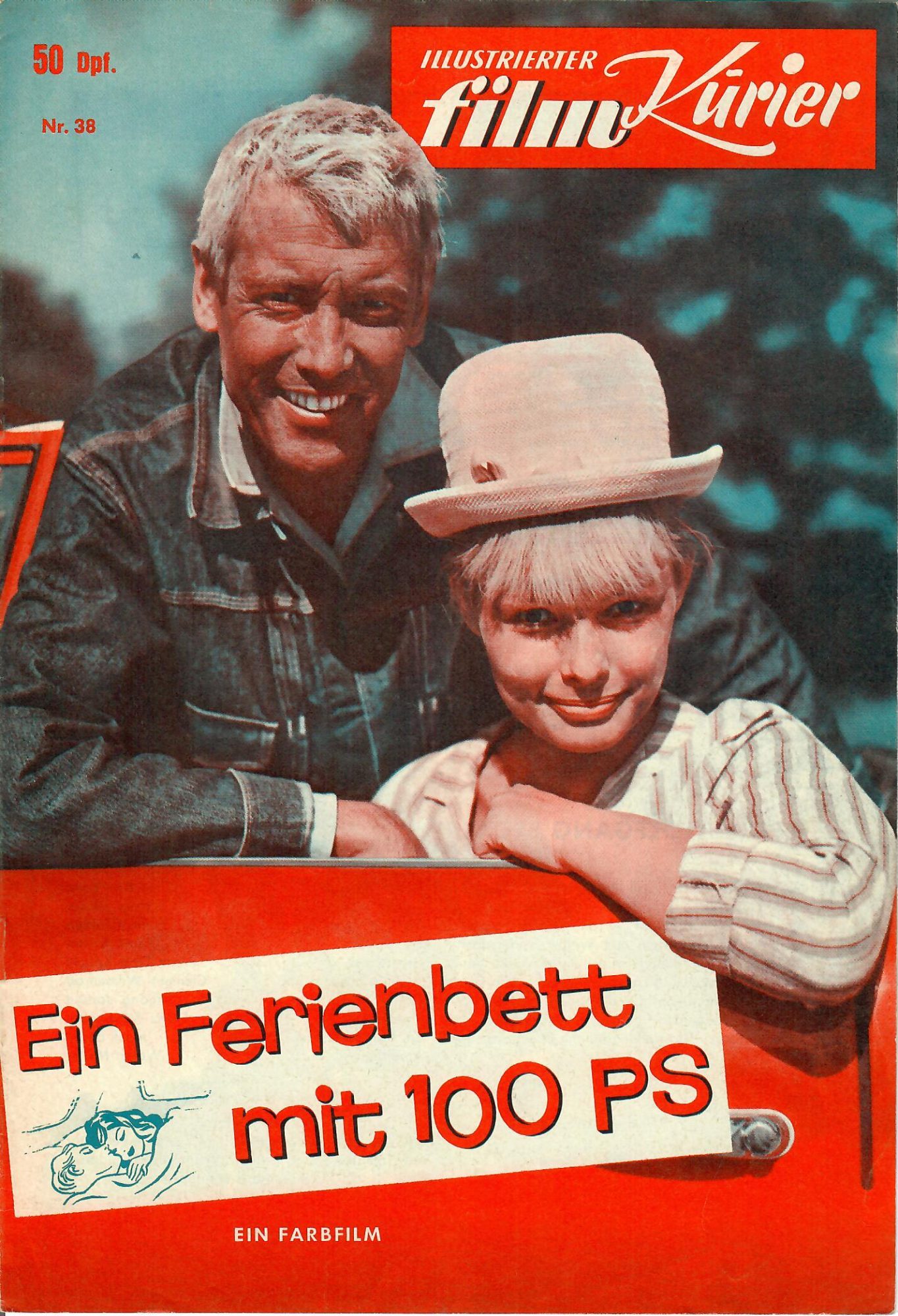 38: Ein Ferienbett mit 100 PS, Vivi Bach, Dietmar Schönherr, Ann Savo, Hans Clarin, Elma Karlowa, Gunther Philipp, Franz Muxeneder, Josef Egger, Walter Müller,