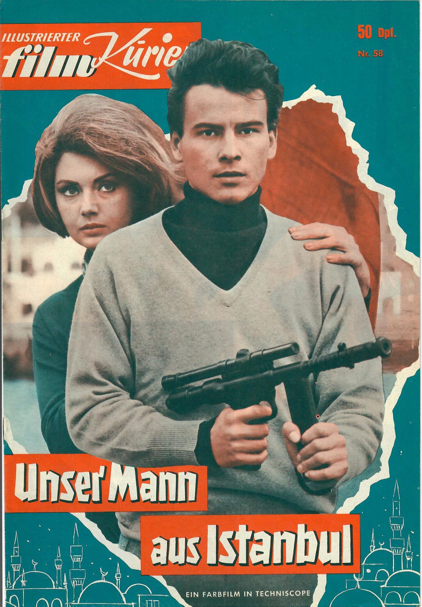 58: Unser Mann aus Istanbul, Horst Buchholz, Sylvia Koscina, Klaus Kinski, Mario Adorf,