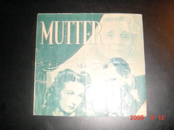 Mutter, Benjamino Gigli Carola Höhn ( Musik Rigoletto )