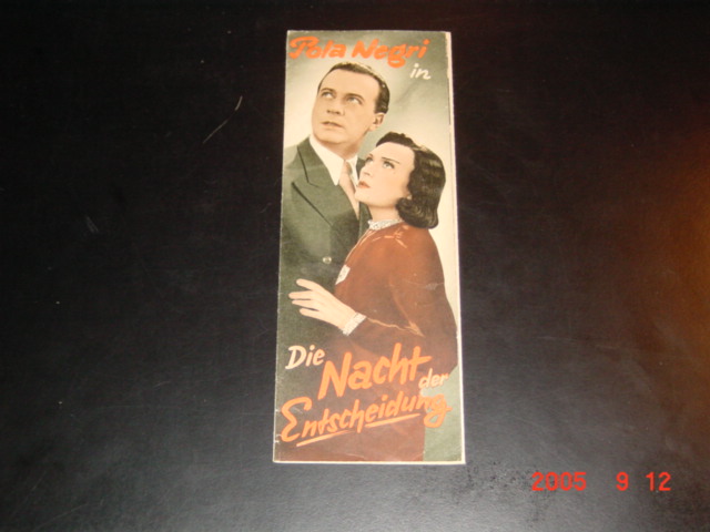 Die Nacht der Entscheidung, Pola Negri Ivan Petrovich