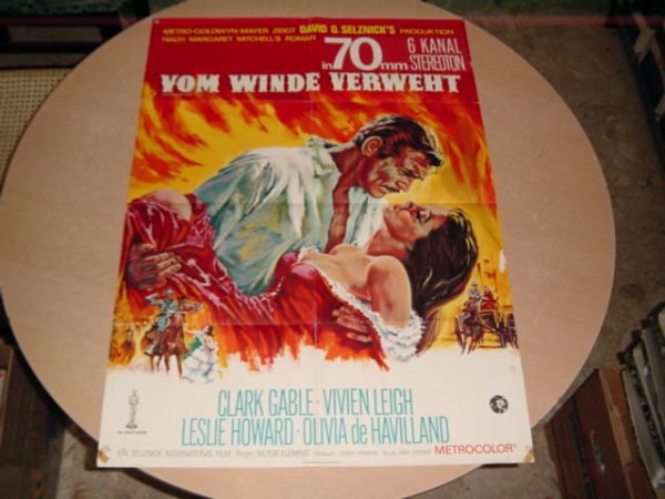 Vom Winde verweht, Vivien Leigh, Clark Gable, Leslie Howard,