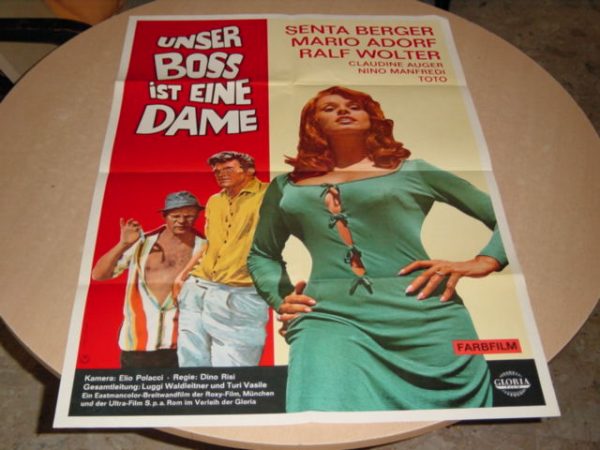 Unser Boss ist eine Dame, Senta Berger, Mario Adorf,