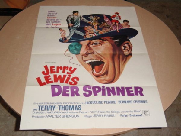 Der Spinner, Jerry Lewis, Jacqueline Pearce, Terry Thomas,