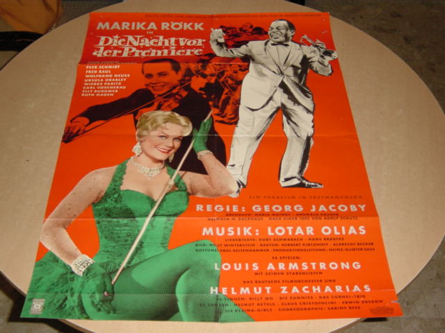 Die Nacht vor der Premiere, Marika Rökk, Harry Belafonte,
