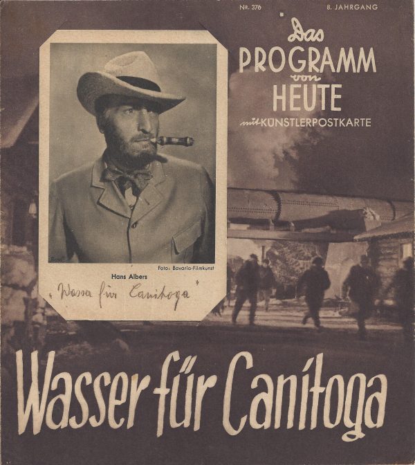 1439: Wasser für Canitoga, Hans Albers, Charlotte Susa,