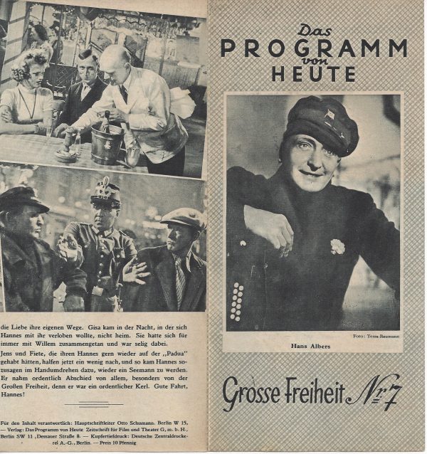 PvH: Grosse Freiheit Nr. 7, Hans Albers, Ilse Werner,