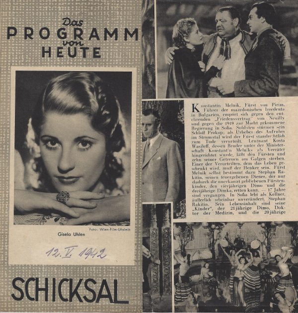 1808: Schicksal, Gisela Uhlen, Will Quadflieg, Heinrich George,