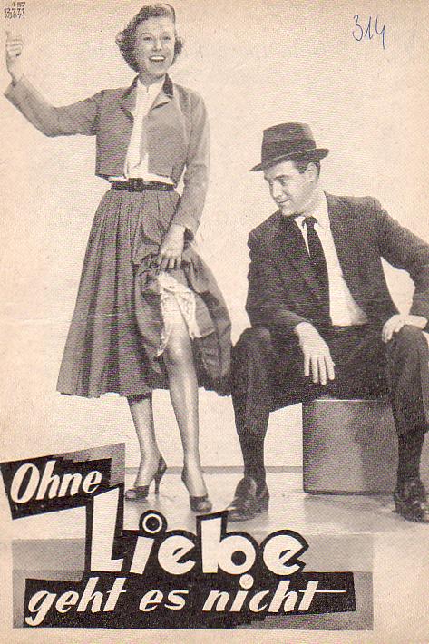 314: Ohne Liebe geht es nicht ("You can´t run away from it") (Sam Nelson) June Allison, Jack Lemmon, Charles Bickford, Paul Gilbert, Jim Backus, Stubby Kaye, Henny Youngman, Allyn Joslyn, Jacques Scott, Walter Baldwin, Byron Foulger, Richard Cutting, Ho