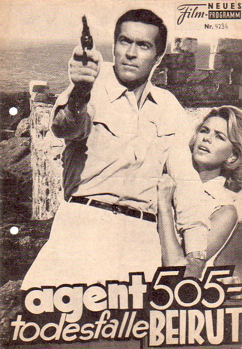 4236: Agent 505 Todesfalle Beirut (Manred R. Köhler) Harald Leipnitz, Willy Birgel Genevieve Cluny, Chris Howland, Renate Ewert, Willy Birgel, Gisella Areden, Pierre Richard, Maria Calo