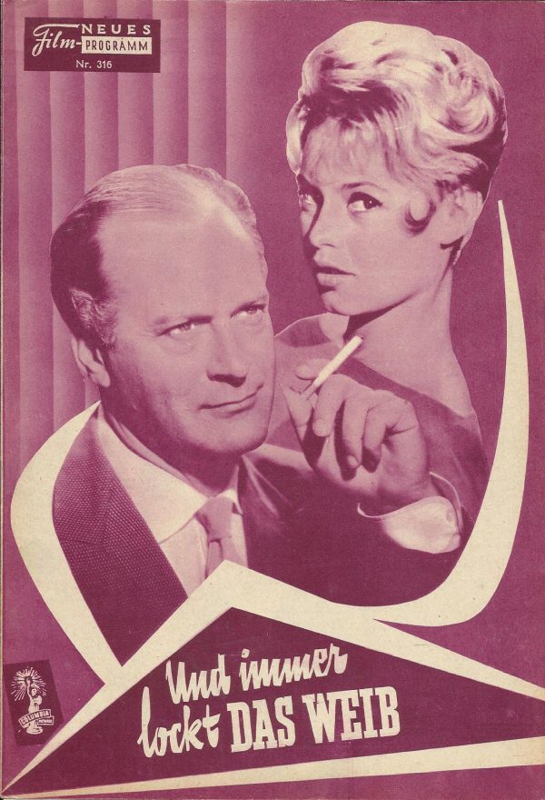 316: Und immer lockt das Weib (Roger Vadim) Brigitte Bardot, Curd Jürgens, Jean-Louis Trintignant, Christian Marquand, Georges Pioujouly, Jean Tissier, Jane Marken, Marie Glory, Isabelle Corey, Jean Lefebvre