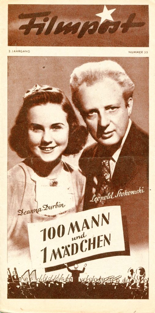 35: 100 Mann und 1 Mädchen, Deanna Durbin, Adolphe Menjou,