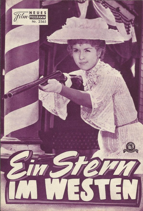 2565: Ein Stern im Westen ( Vincent Sherman ) Debbie Reynolds, Andy Griffith, Steve Forrest, Juliet Prowse, Thelma Ritter, Isabell Elsom, Eleanor Audley, Bllossom Rock, Rudolph Acosta, Timothy Carey, Tom Greenway