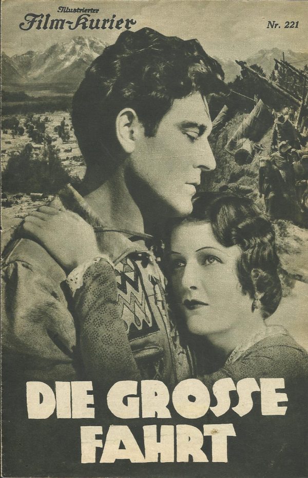IFK: Nr: 221 : Die grosse Fahrt ( Raoul Walsh ) Theo Shall, Marion Lessing, Ulrich Haupt, Arnold Korff,