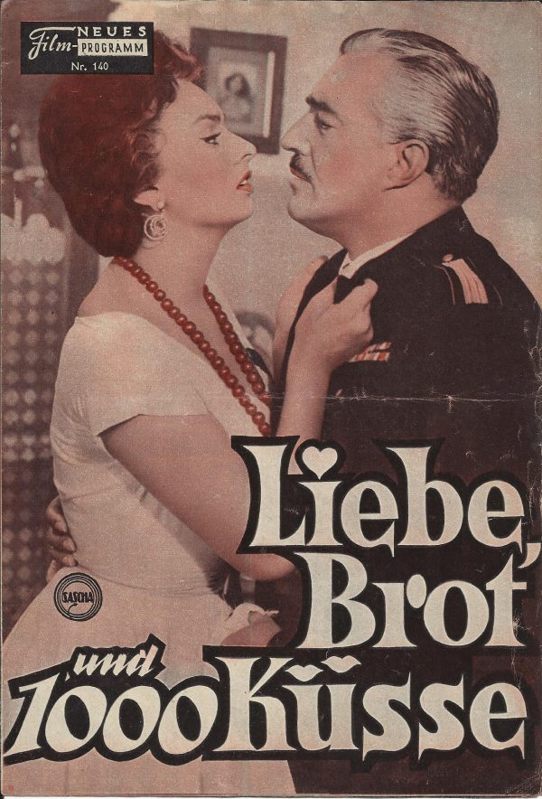 140: Liebe, Brot und 1000 Küsse (Dino Risi) Sophia Loren, Vittorio de Sica, Antonio Cifariello, Lea Padovani, Mario Carotenuto, Tina Pica, Joka Benetty