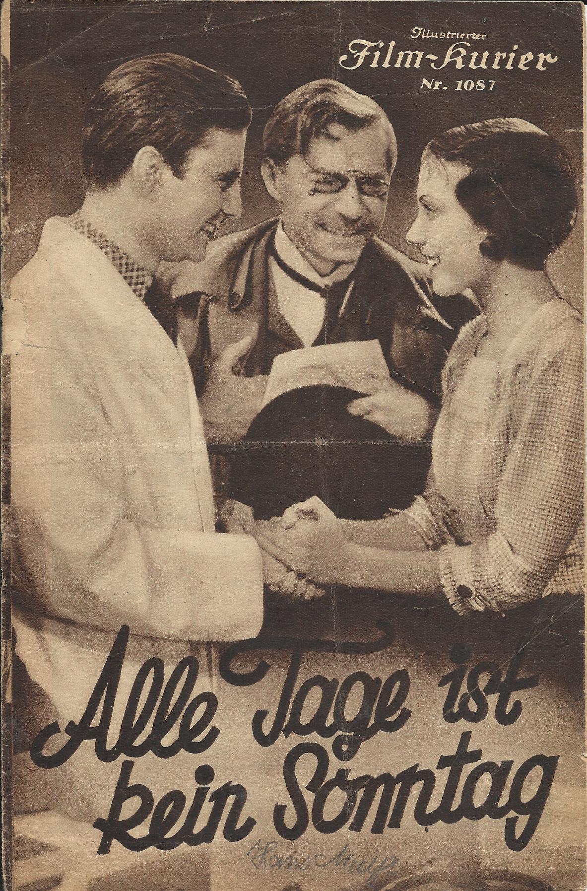 1087: Alle Tage ist kein Sonntag Adele Sandrock, Wolfgang Liebeneiner, Carola Höhn, Paul Henckels,