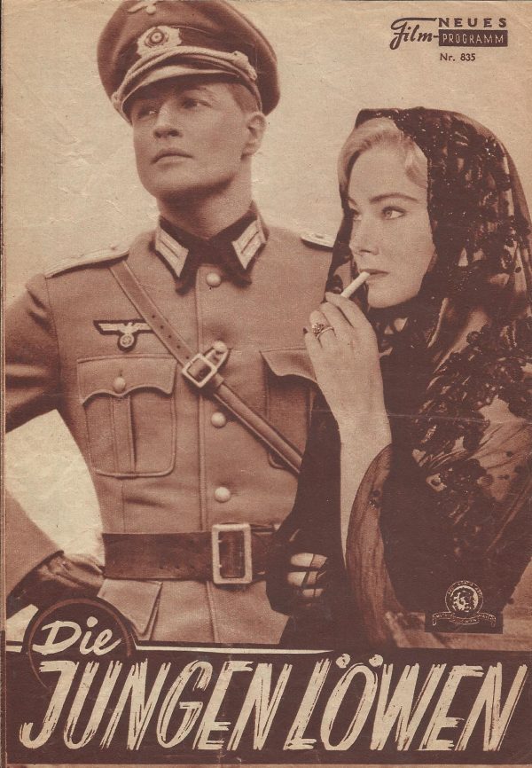 835: Die jungen Löwen (Edward Dmytryk) Marlon Brando, Dean Martin, Montgomery Clift, Hope Lange, Barbara Rush, May Britt, Macimilian Schell, Dora Doll, Lee van Cleef, Lilian Montevecchi, Parley Baer, Arthur Franz, Hal Baylor