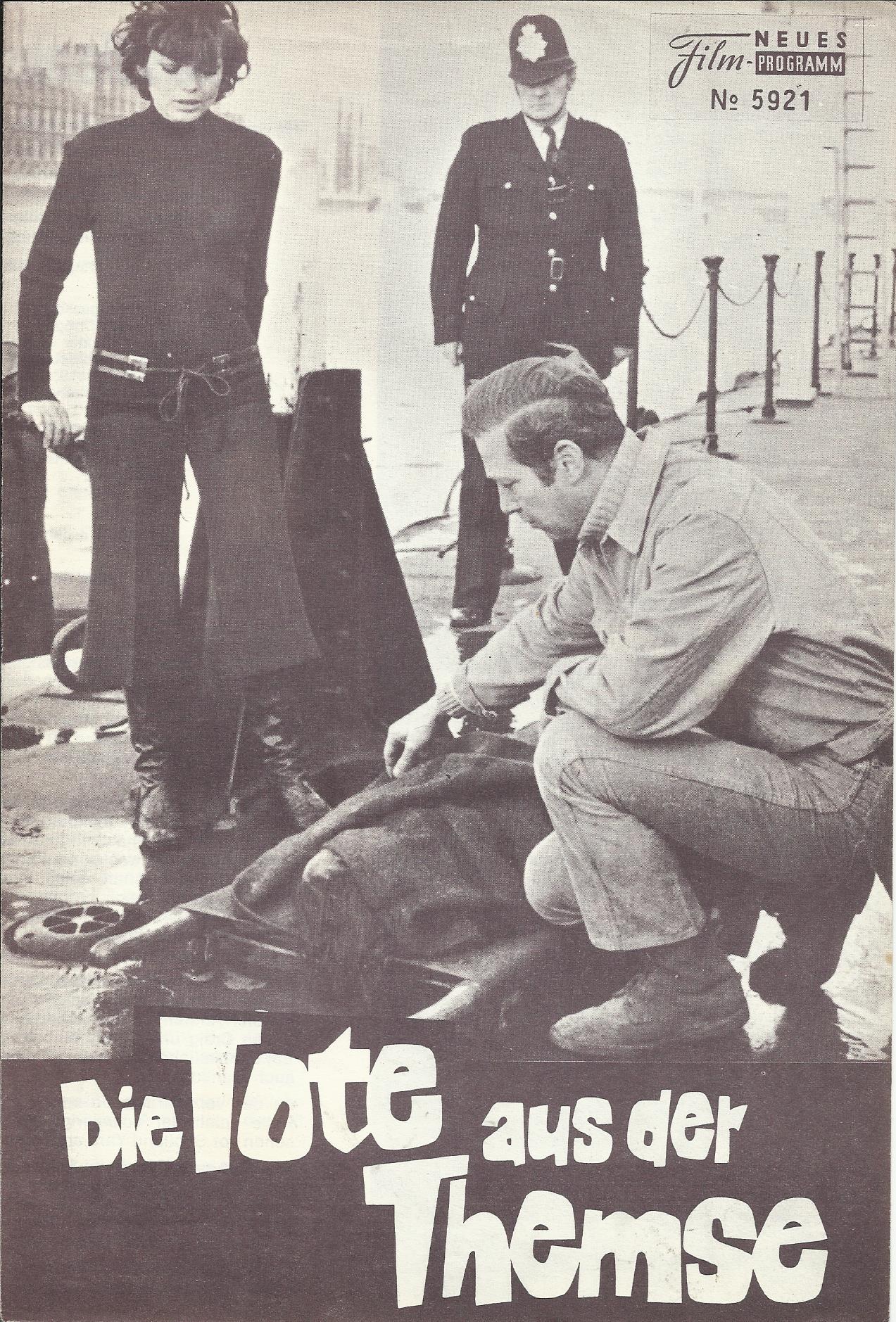 5921: Die Tote aus der Themse ( Horst Wendland ) Uschi Glas, Hansjörg Felmy, Werner Peters, Ingrid Steeger, Siegfried Schürenberg, Ivan Desny,