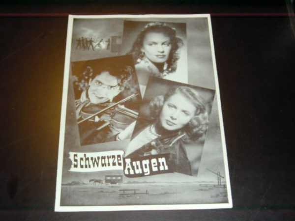 Schwarze Augen, Will Quadflieg, Cornell Borchers,