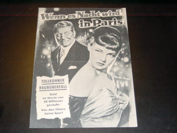 Wenn es Nacht wird in Paris, Jean Gabin, Jeanne Moreau,