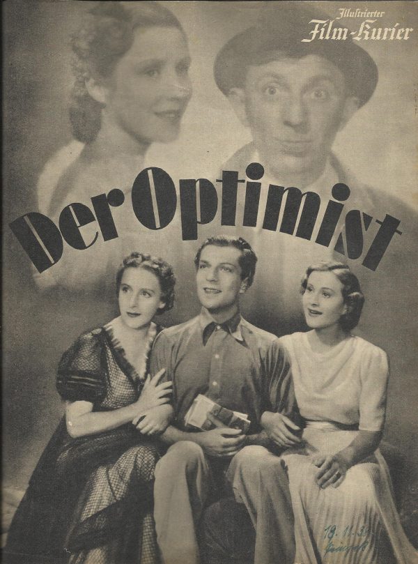 2873: Der Optimist, Viktor de Kowa, Henny Porten, Else Elster, Gusti Huber, Theo Lingen, Oskar Sima,