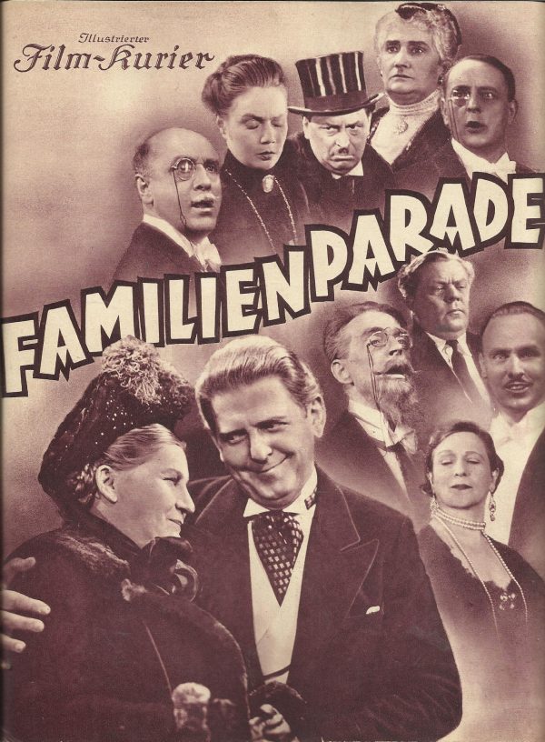 2433: Familienparade ( Fritz Wendhausen ) Curd Jürgens, Käthe Haack, Ernst Dumcke, Walter Jannsen, Hubert von Meyerinck,