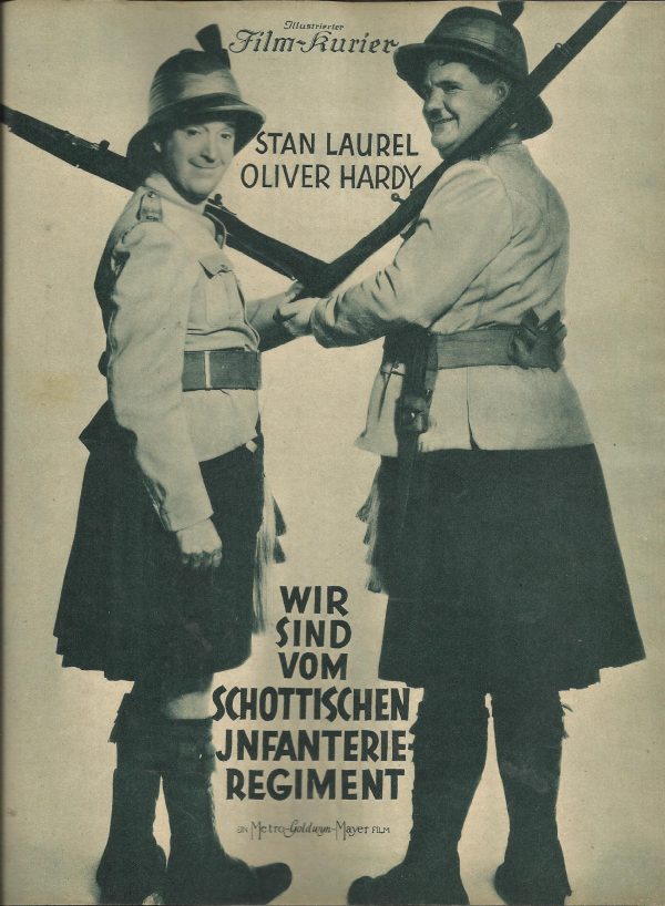 2475: Wir sind vom schottischen Infantrie Regiment ( James W. Horne ) Stan Laurel, Oliver Hardy, June Lang,