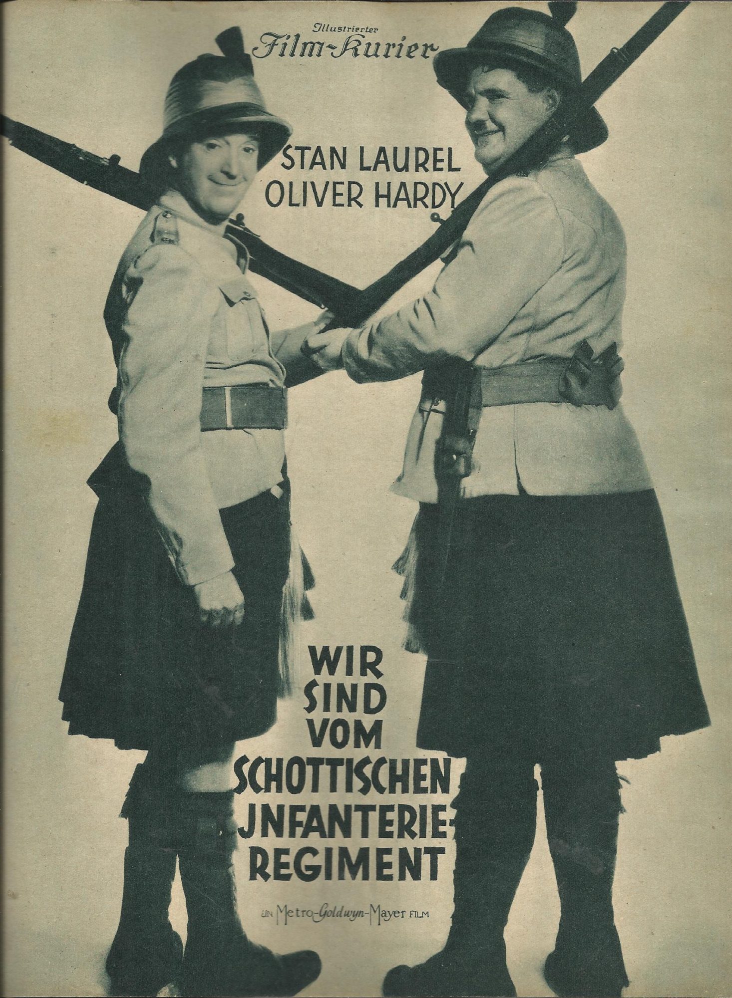 2475: Wir sind vom schottischen Infantrie Regiment ( James W. Horne ) Stan Laurel, Oliver Hardy, June Lang,