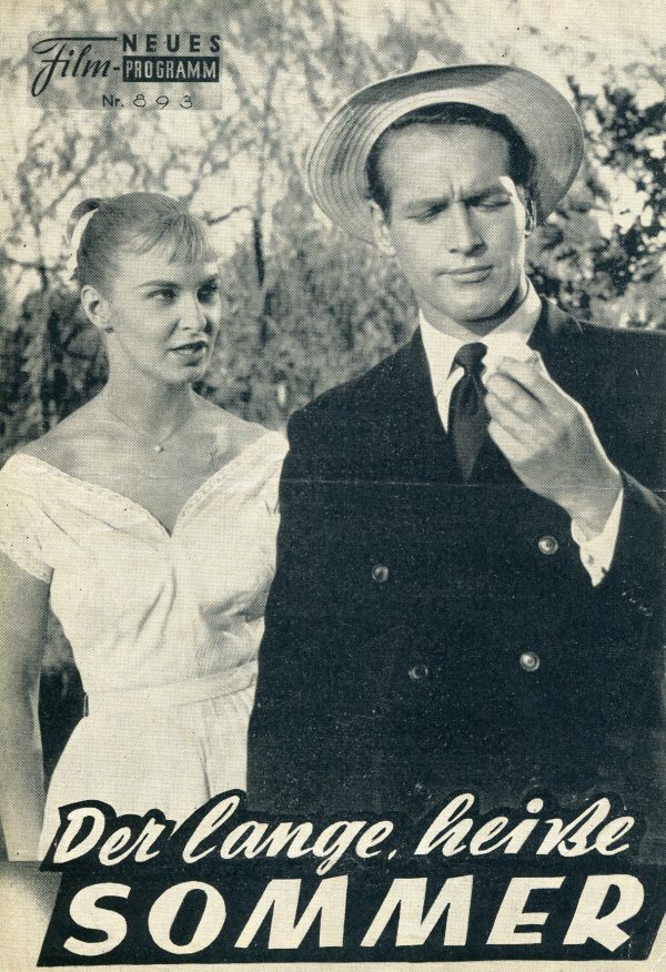 893: Der lange, heiße Sommer (Martin Ritt) Paul Newman, Joanne Woodward, Anthony Franciosa, Orseon Welles, Lee Remick, Angela Lansbury, Richard Anderson, Sarah Marshall, Mabel Alberison, J. Pat O´Nalley, William Walter