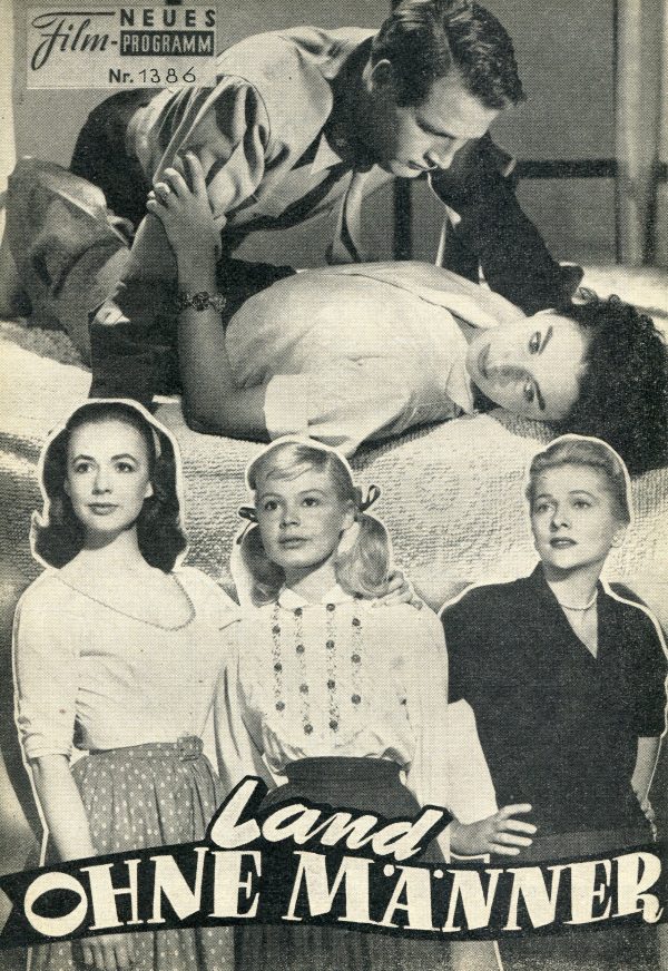 1386: Land ohne Männer (Robert Wise) Jean Simmons, Paul Newman, Joan Fontaine, Piper Laurie, Charles Drake, Sandra Dee, Wally Cassell, Alan Napier, Ralph Votrian, John Wilder, Tiger Andrews, Adam Kennedy, Michey Shaughnessy