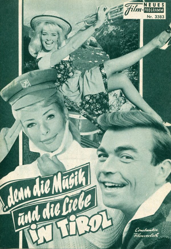 3383: ..denn die Musik, Liebe in Tirol (Werner Jacobs) Vivi Bach, Trude Herr, Claus Biederstaed, Corny Collins, Gunther Philipp, Hannelore Auer, Trude Herr, Thomas Alder, Hubert von Meyerinck, Franx Muxeneder