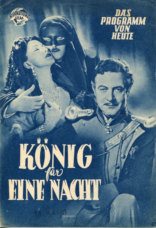 08: König für eine Nacht ( Paul May ) Adolf Wohlbrück, Willy Fritsch, Annelies Reinhold, Elisabeth Flickenschildt,
