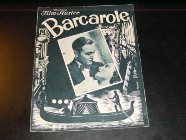 2292: Barcarole, Gustav Fröhlich, Lida Baarova, Willy Birgel,
