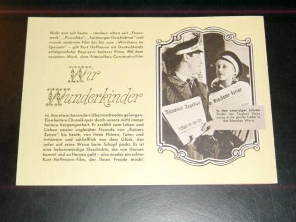 Wir Wundekinder, Hans Jörg Felmy, Johanna von Koczian,