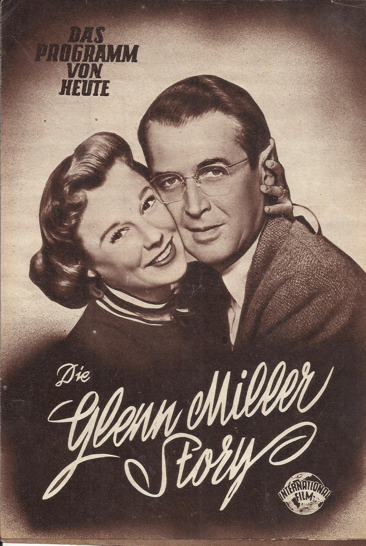 284: Die Glenn Miller Story ( Anthony Mann ) James Stewart, Louis Armstrong, June Allyson, Charles Drake,