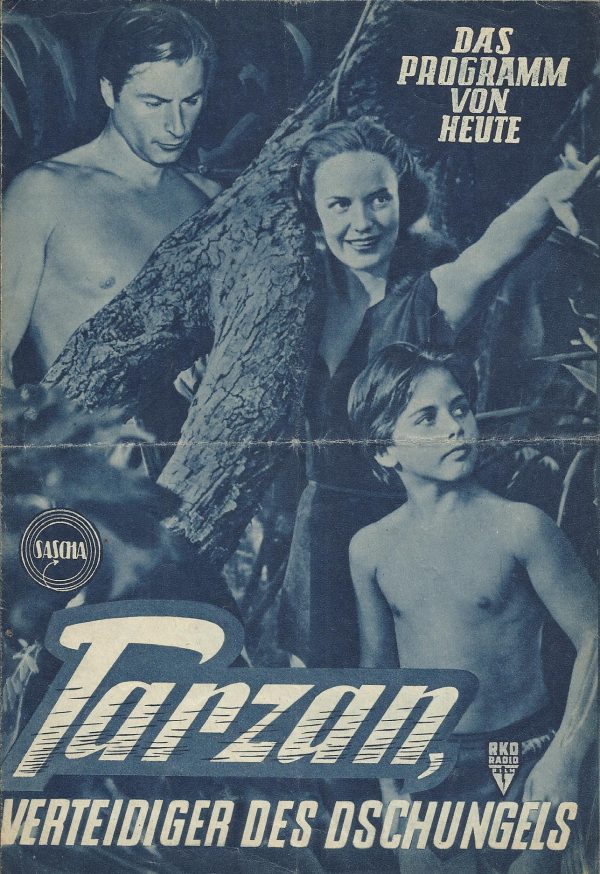 369: Tarzan - Verteidiger des Dschungels ( Edgar Rice Burroughs ) Lex Barker, Dorothy Hart, Patric Knowles, Charles Korvin, Tommy Carlton,