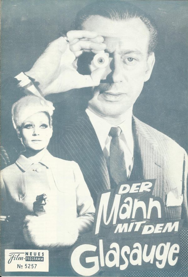 5257: Der Mann mit dem Glasauge, ( Edgar Wallace ) Tappert,