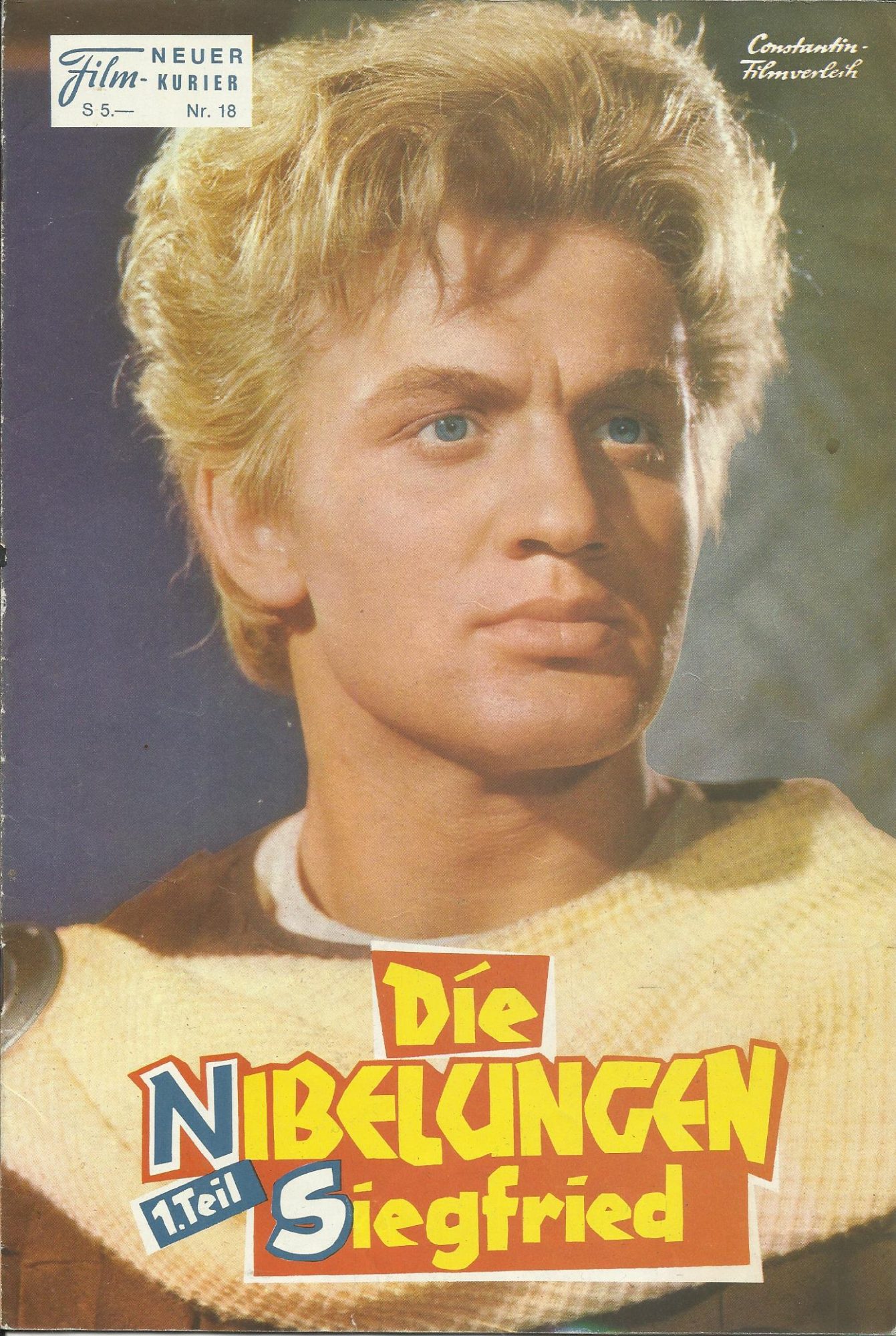 18: Die Nibelungen I. Teil Siegfried ( Harald Reindl ) Uwe Beyer, Karin Dor, Terence Hill, Maria Marlow, Rolf Henninger, Dieter Eppler,
