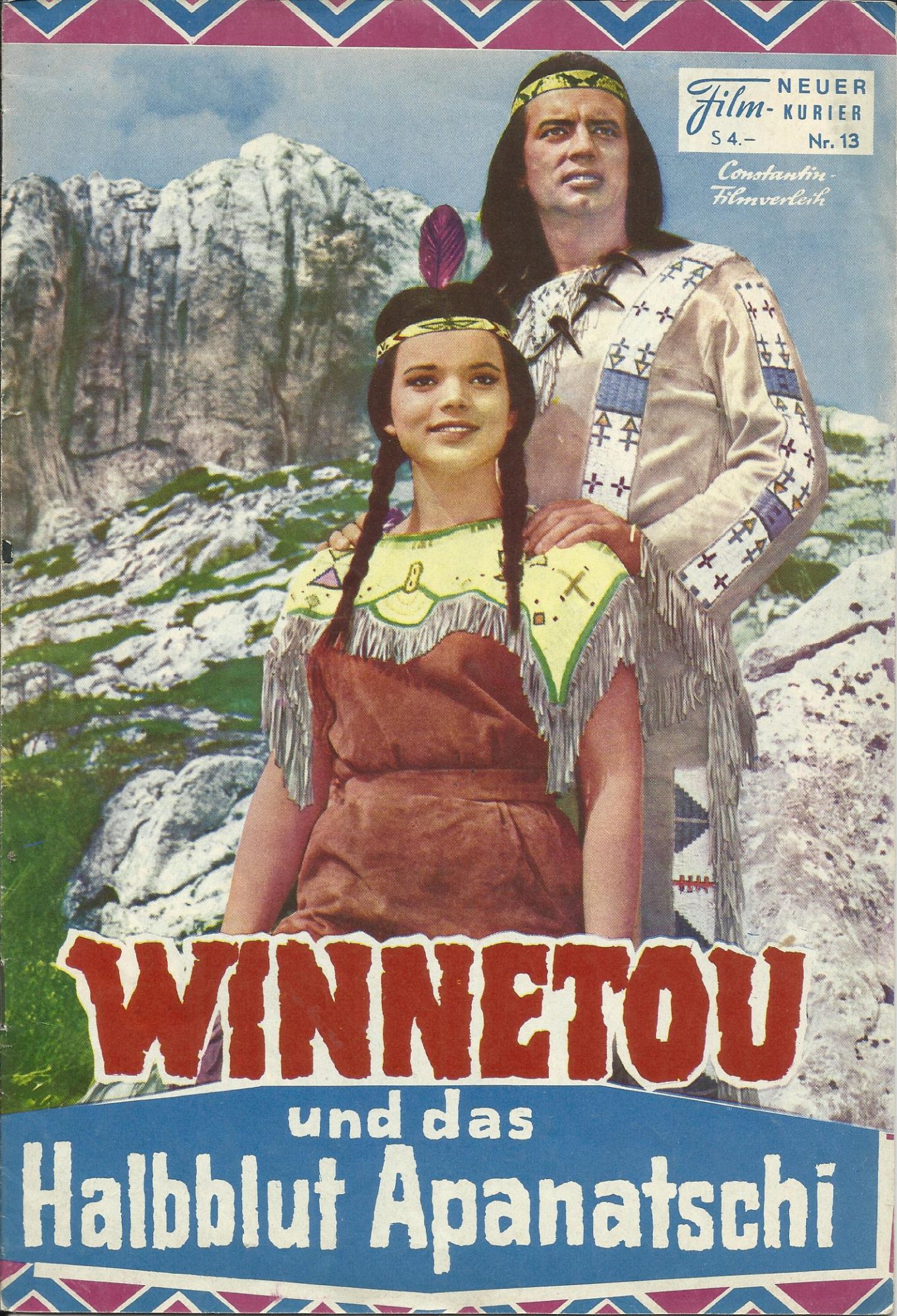 13: Winnetou und das Halbblut Apanatschi ( Karl May ) Lex Barker, Pierre Brice, Götz George, Uschi Glas, Ralf Wolter, Walter Barnes,