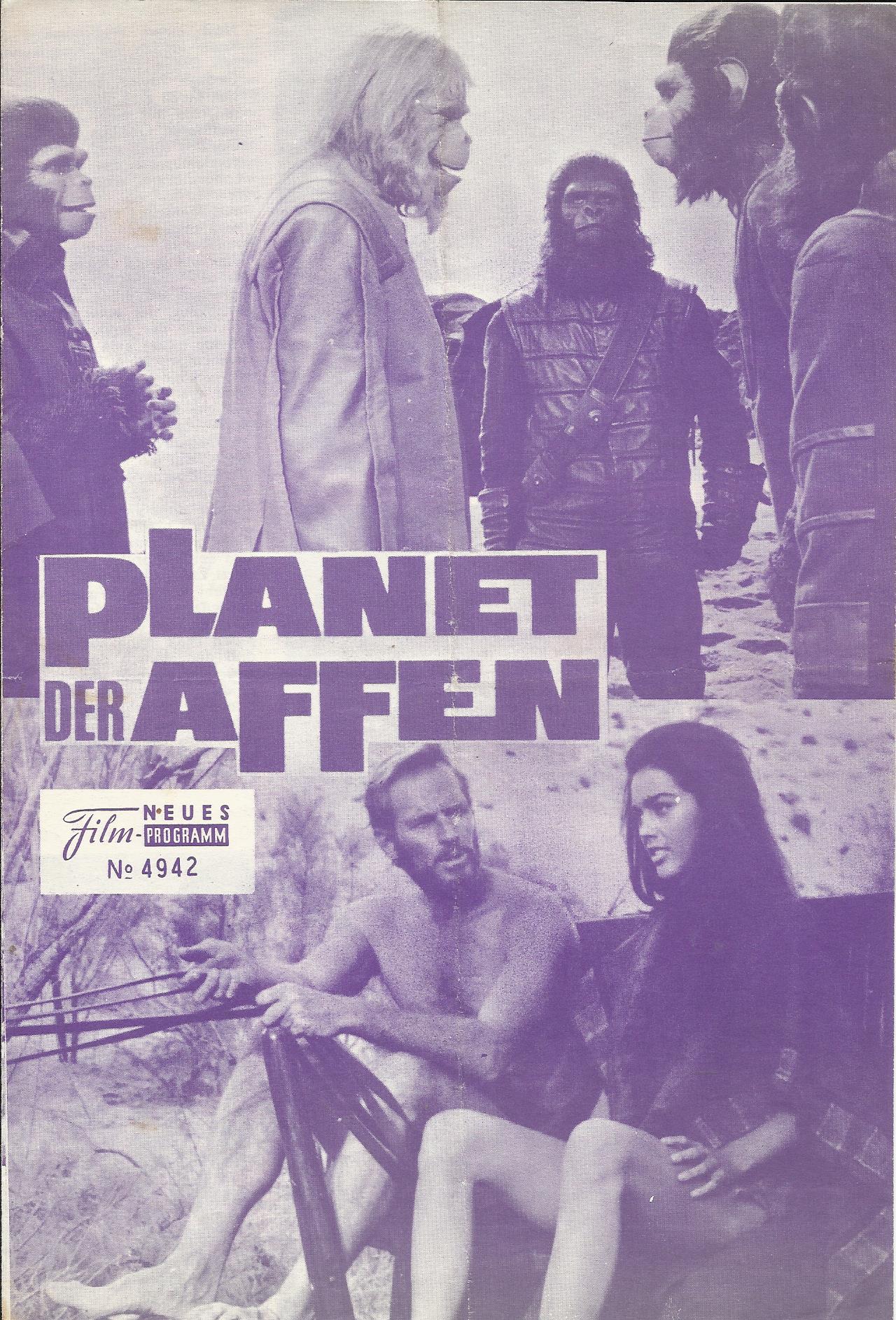 4942: Planet der Affen ( Franklin J. Schaffner ) Charlton Heston, Roddy McDowall, Kim Hunter, Maurice Evans, James Whitmore,
