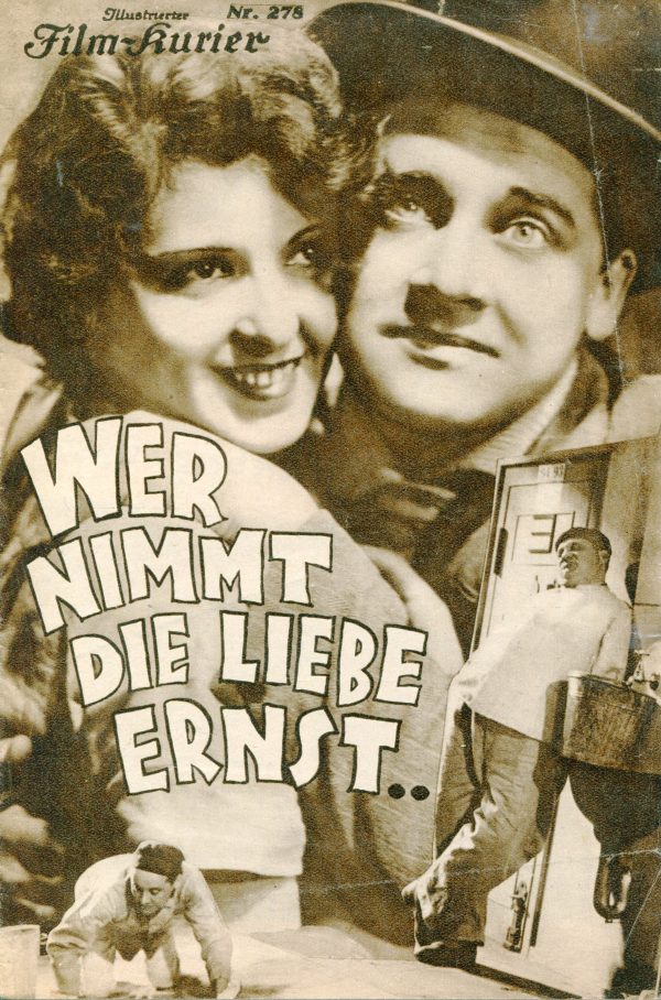 IFK: Nr: 278 : Wer nimmt die Liebe ( Erich Engel ) Jenny Jugo, Max Hansen, Otto Wallburg, Willi Schur,