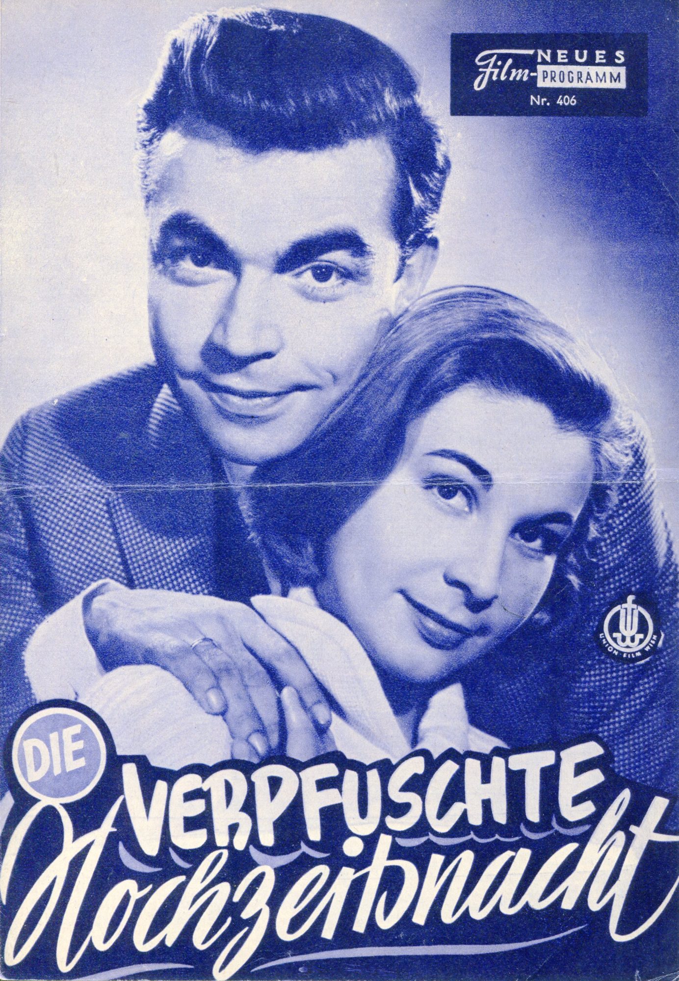 406: Die verpfuschte Hochzeitsnacht (Wofgang Schleif) Grethe Weiser, Doris Kirchner, Claus Biederstaedt, Renate Ewert, Dietmar Schönherr, Rudolf Vogel, Balduin Blas, Kurt Großkurth