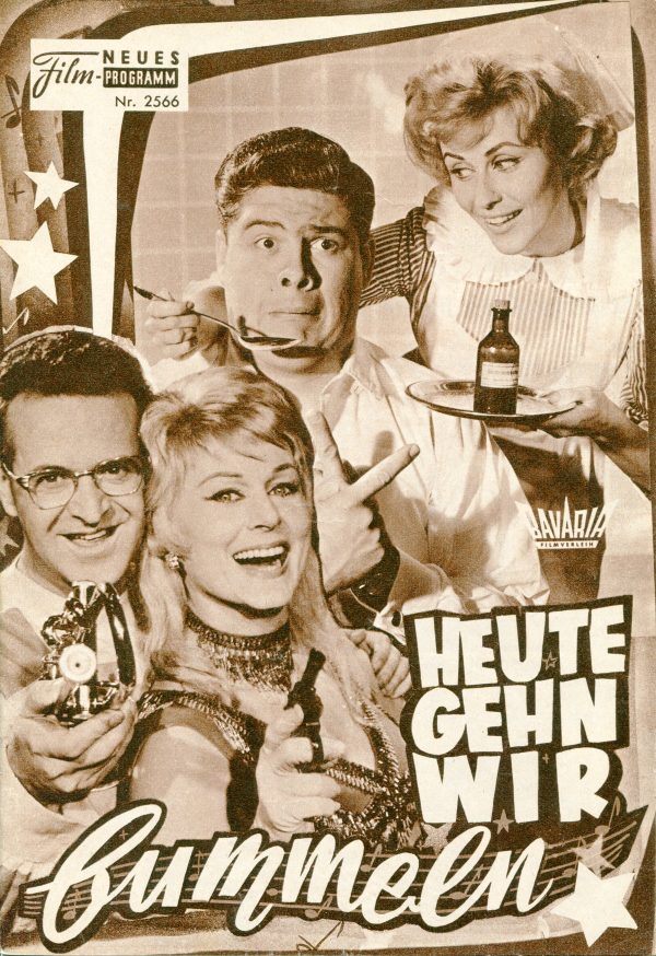 2566: Heute gehn wir bummeln ( Erik Ode ) Marika Rökk, Bibi Johns, Karl Schönbeck, Bill Ramsey, Rudolf Vogel, Oskar Sima, Heli Finkenzeller, Hazy Osterwald, Helga Sclack, Fred Raul